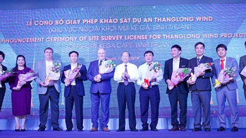 Sự kiện Lễ công bố Giấy phép khảo sát dự án Thanglong Wind