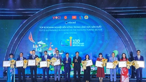 Lễ công bố các doanh nghiệp bền vững tại Việt Nam năm 2023