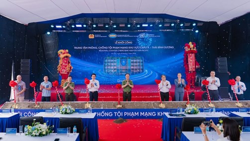 Kiến tạo “lá chắn thép” cho không gian số – Lễ khởi công Trung tâm phòng, chống tội phạm mạng khu vực châu Á - Thái Bình Dương 